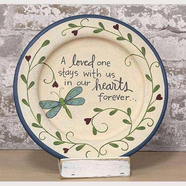 Loved One Dragonfly Plate - The Fox Decor
